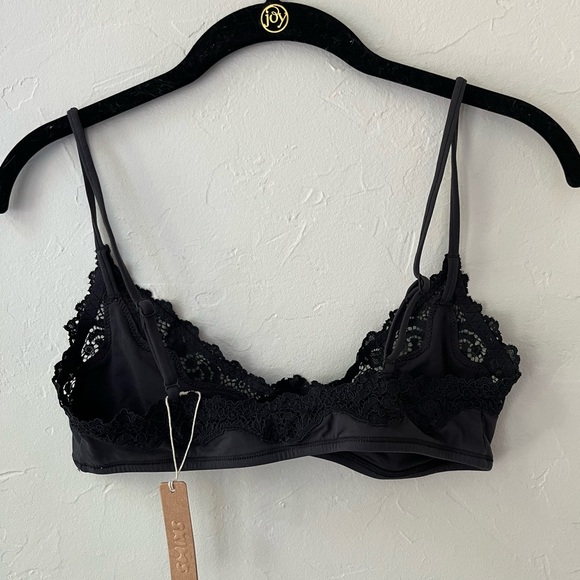 🖤SKIMS FITS EVERYBODY LACE SCOOP BRALETTE IN ONYX XXS XS S M L XL - Picture 2 of 6